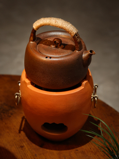 童氏闽西副榜炉 大力士炉 手工大炭炉红泥工夫茶炉橄榄碳炉砂铫