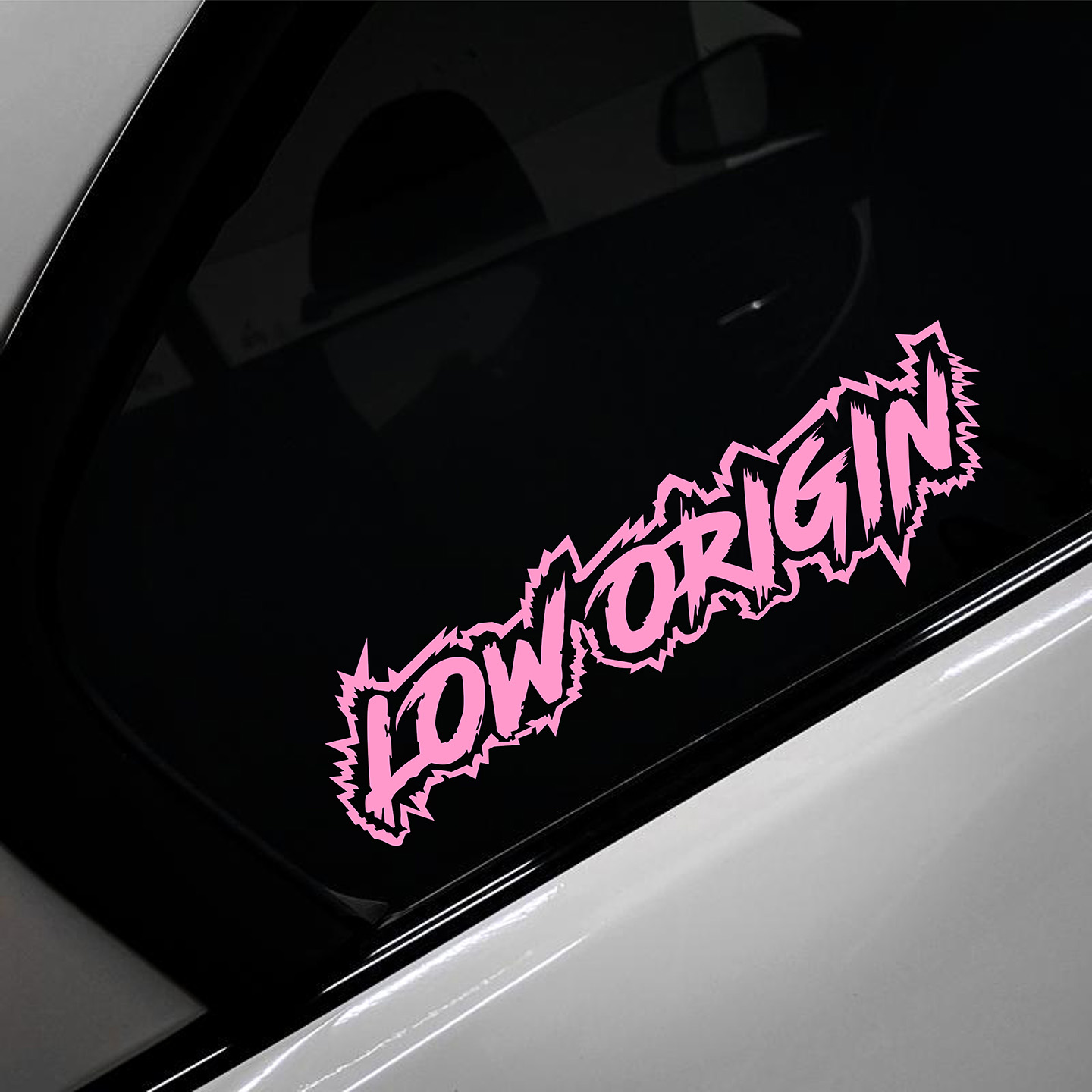 个性花体JDM潮流英文汽车贴纸