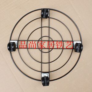 可移动旋转家用养花花盆架木桶架刹车万向轮托盘架子底座带滚轮子