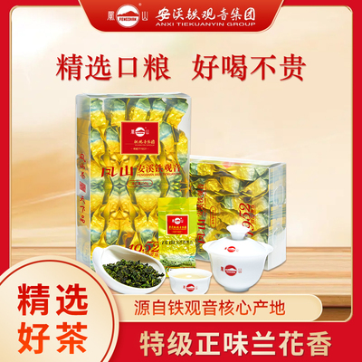 凤山安溪铁观音清香型兰花香特级茶叶2024新茶袋装口粮茶250g*2盒