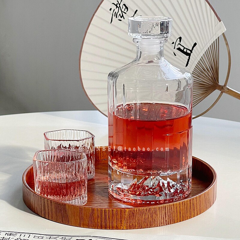 新中式玻璃果酒分装瓶