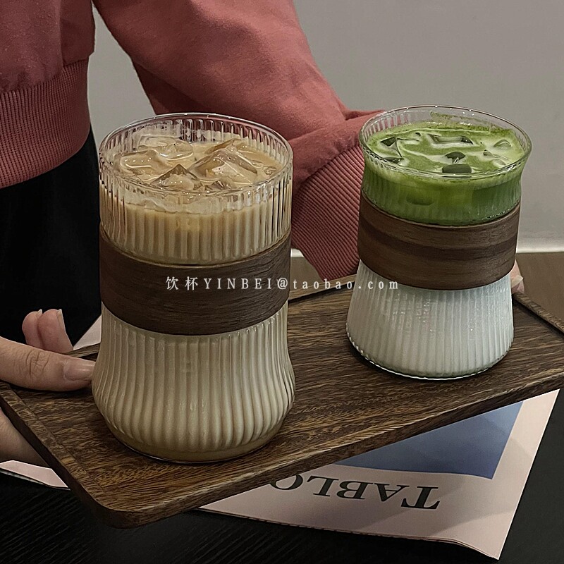 新中式防烫玻璃冰美式咖啡杯