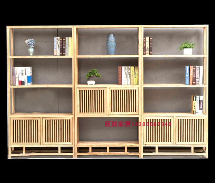 橡木款式配件珠宝柜博古架