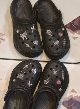 crocs卡骆驰洞洞鞋鞋花鞋扣DIY
