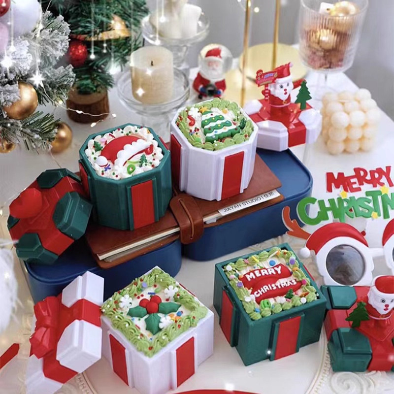 圣诞节网红惊喜礼物盒子盲盒蛋糕装饰老雪人蛋糕食品级创意包装盒,节庆用品/礼品,节日装扮用品,淘宝优惠券,粉丝福利购,淘宝优惠卷