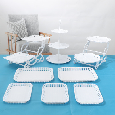 生日布置甜品台摆件婚礼展示架子