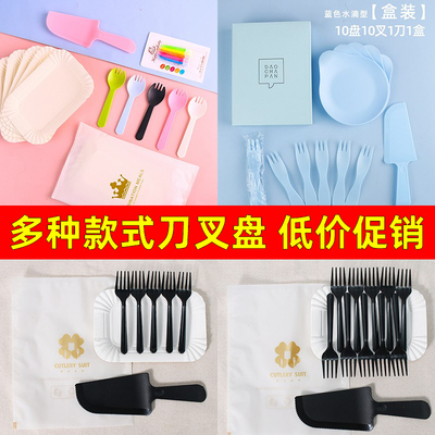 一次性餐具叉组合套装子