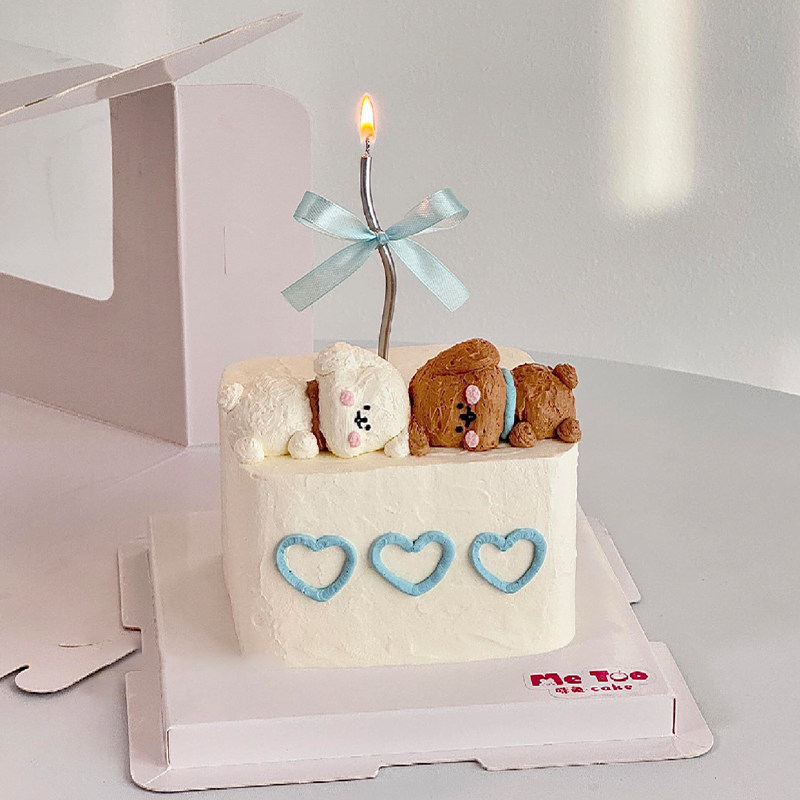 2026网红情人节爱心小狗蛋糕装饰摆件LOVE蜡烛蝴蝶结丝带烘焙插件,节庆用品/礼品,节日装扮用品,淘宝优惠券,粉丝福利购,淘宝优惠卷