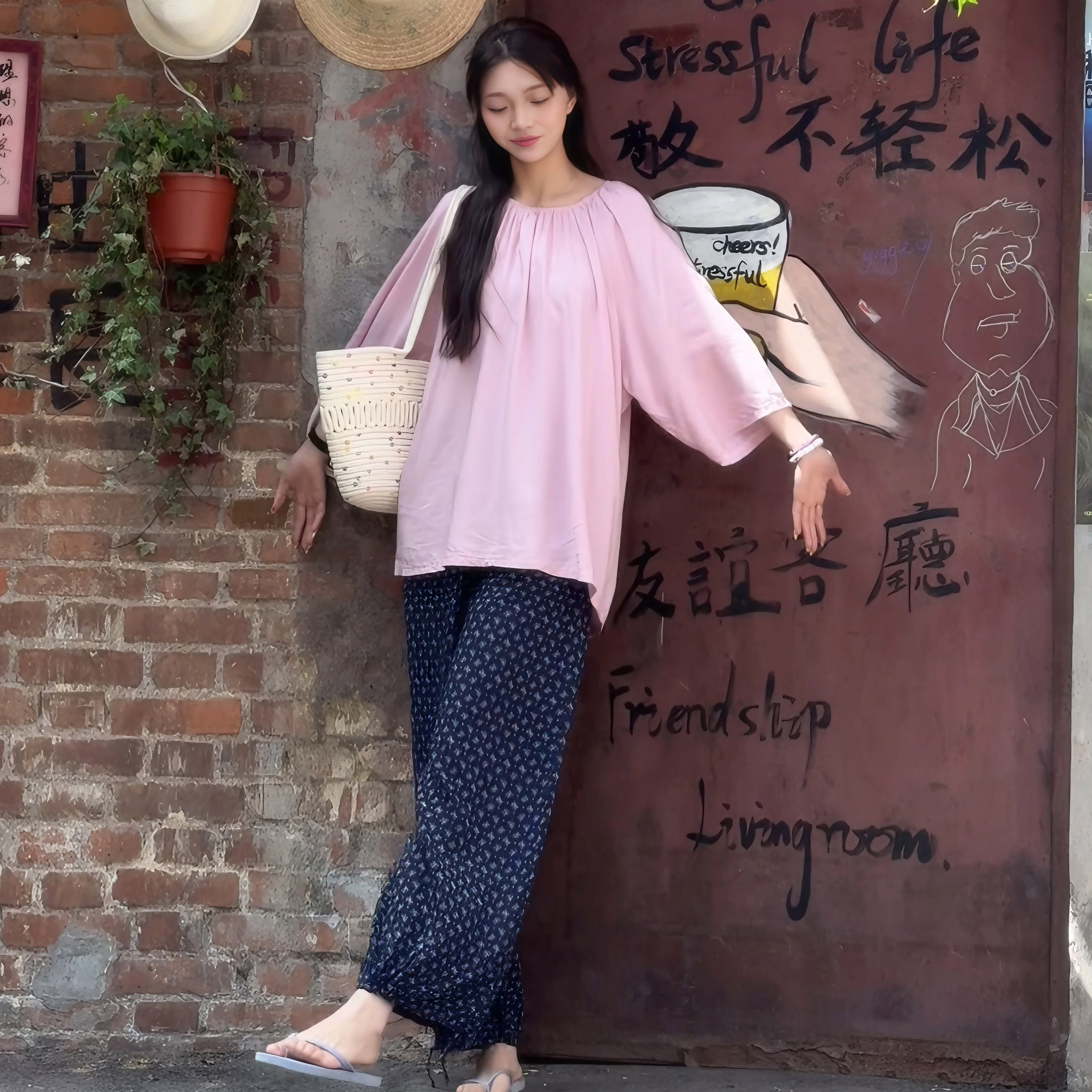 2025新款棉綢家居服套裝