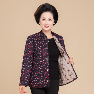 中老年人冬装棉衣外套内胆棉服女士立领短款老太太居家内穿小棉袄