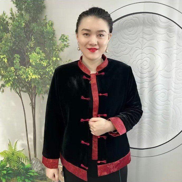 直播爆款2025秋季新款时尚新中式国风洋气百搭减龄外套女