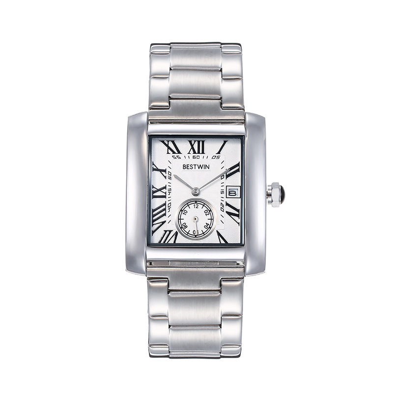 博士通bestwin男士手表经典方形两针半石英表现货手表男