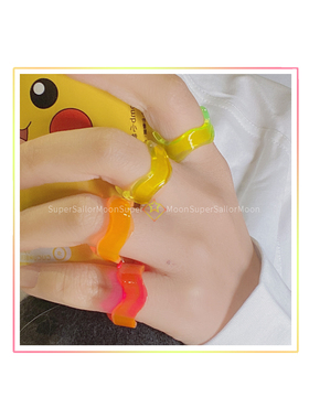 开口戒｜35包邮指ins树脂指环