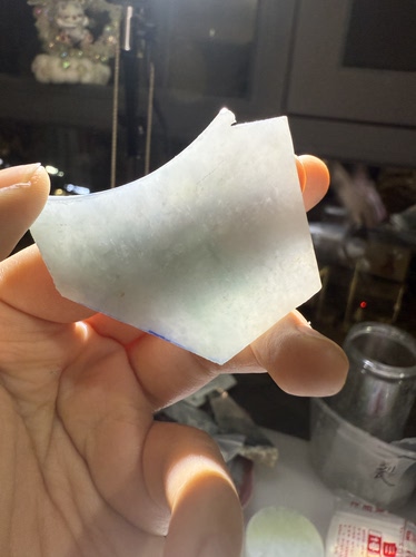 C114糯冰天空蓝天然缅甸翡翠边角料保真保A假一罚三详情有尺寸