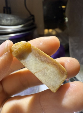 O1339天然黄吊坠料天然缅甸翡翠保真保A假一罚三详情有尺寸