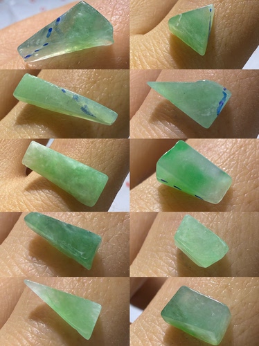 D41-D50小冰色料一图一个天然缅甸翡翠保真保A假一罚三