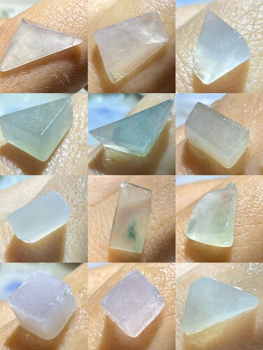 D1-D20小冰冰天然缅甸翡翠保真保A假一罚三看好尺寸拍满20送边角