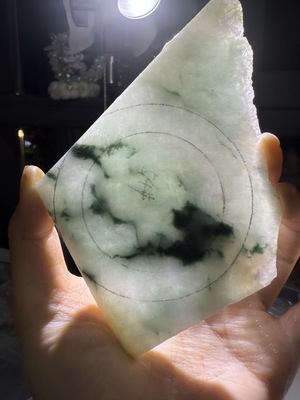 糯化起冰飘花50-55叮当手镯料天然缅甸翡翠边角料保真保A假一罚三