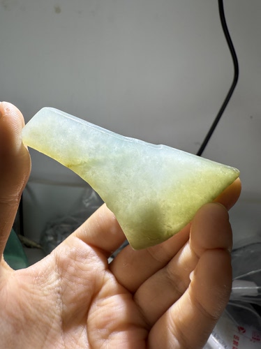 C478糯冰天然黄特色天然缅甸翡翠边角料保真保A假一罚三详情有尺