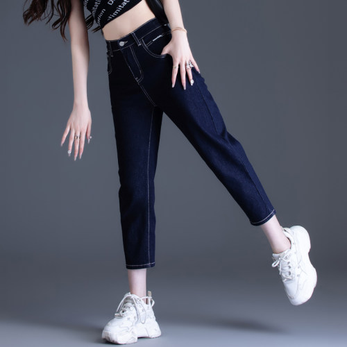 八分牛仔裤女夏季薄款裤子小个子