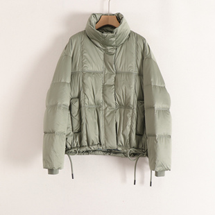丽系列松弛感面包服宽松显瘦简约立领蓬松90绒短款 新 羽绒服25冬装