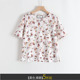 新款 丽系列圆领复古花卉印花民族风宽松直通短袖 T恤女26春夏装