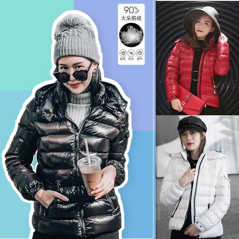 冬新 m家魔王蒙口羽绒服女Bady短款红收腰修身连帽白鹅绒加厚外套,女装/女士精品,羽绒服,淘宝优惠券,粉丝福利购,淘宝优惠卷