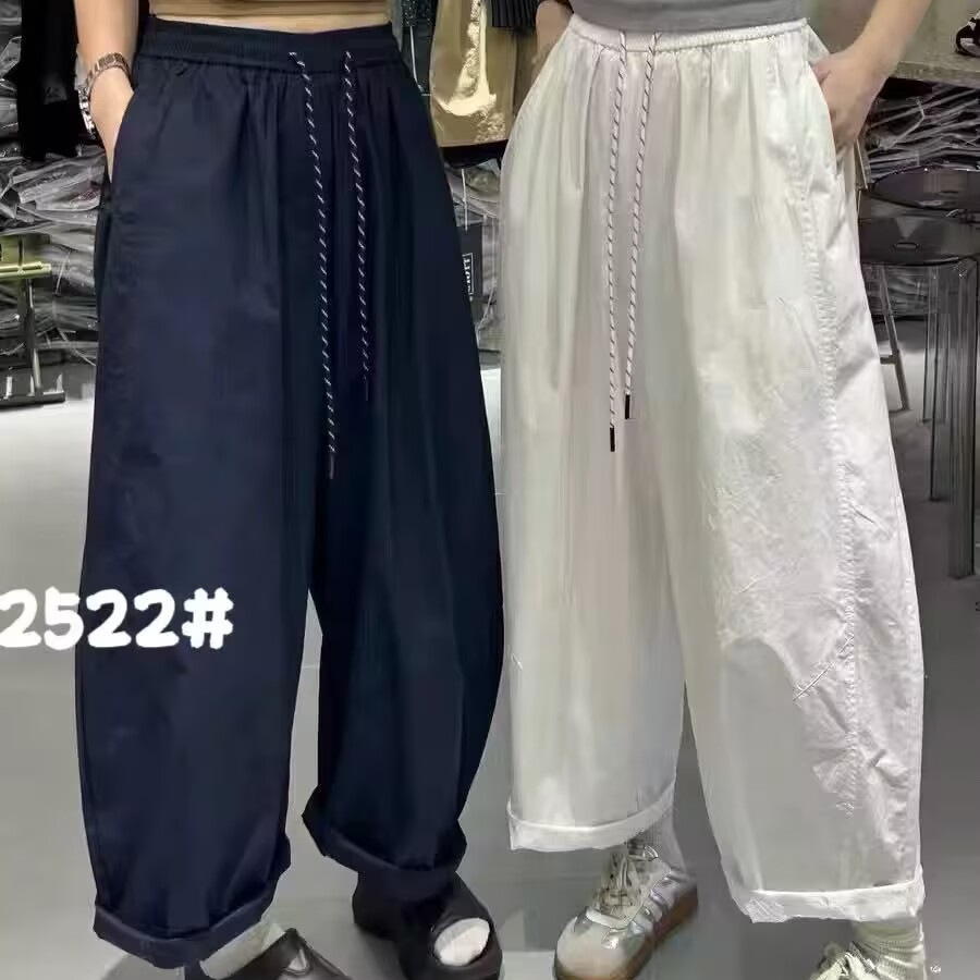 阔腿休闲裤弯刀裤气球裤