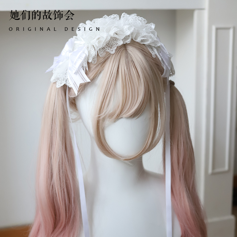 圣诞g白色手作小物发饰Lolita