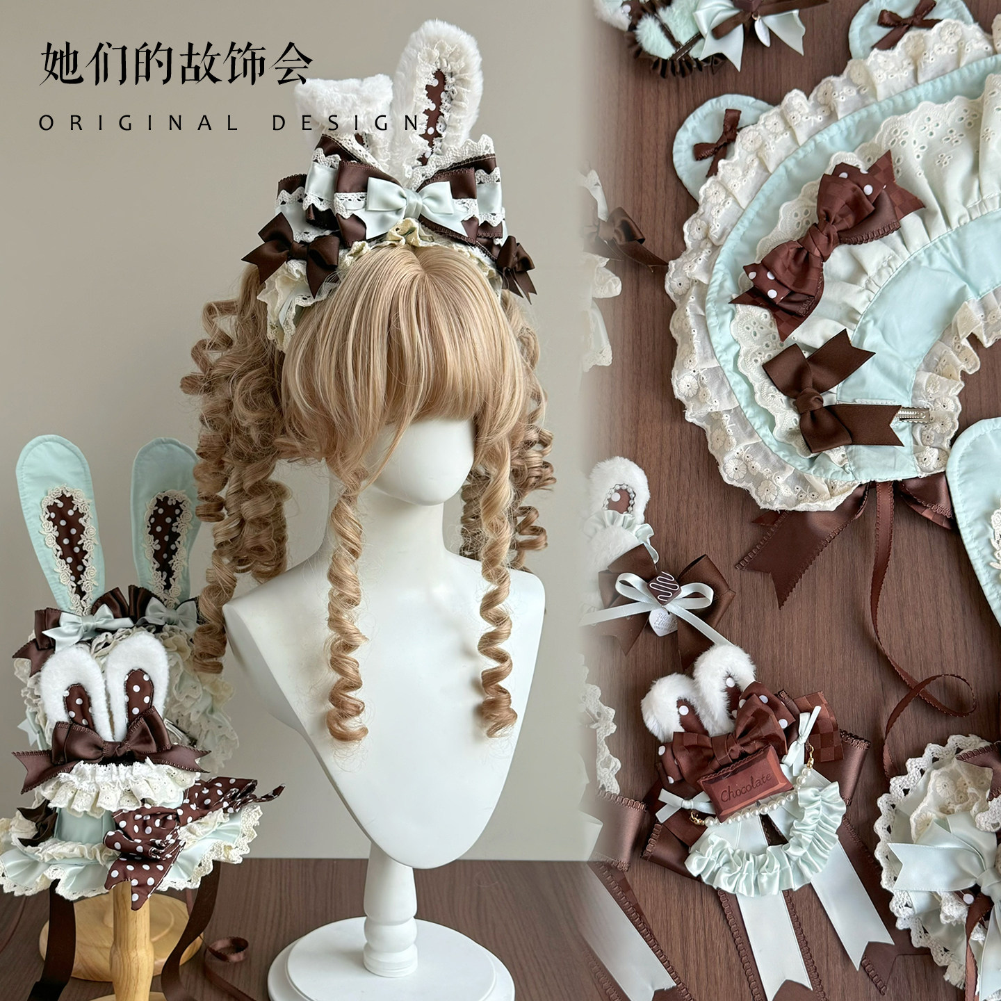 薄巧蝴蝶结小兔手作小物纸杯蛋糕图片