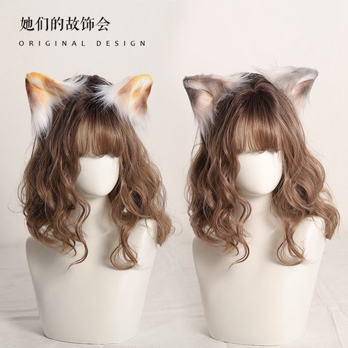 三花洛丽塔jk可爱日系猫耳朵可爱