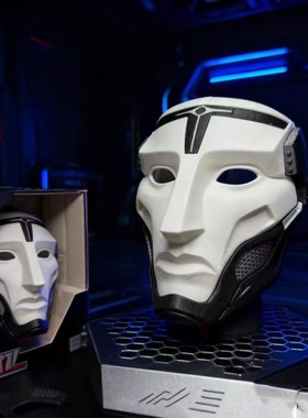 三角洲cos典狱长格赫面具佩戴游戏同款模型cosplay道具白色灰色