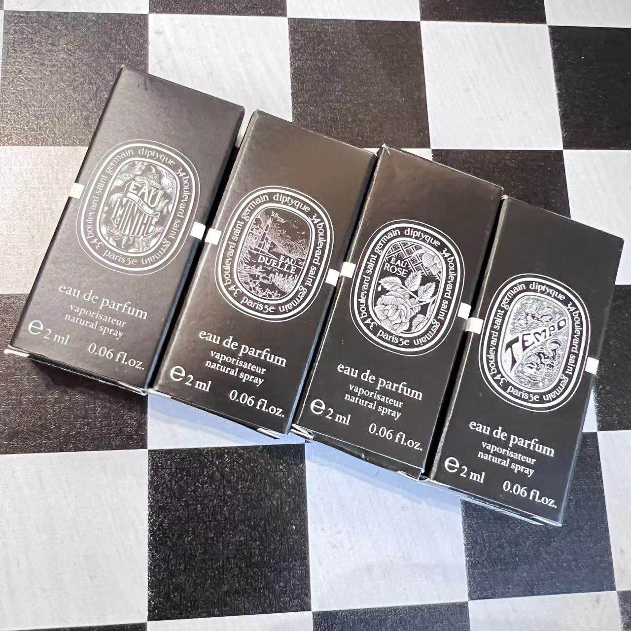 现货Diptyque 蒂普提克持久试管香水小样玫瑰杜桑谭道影中之水2ml