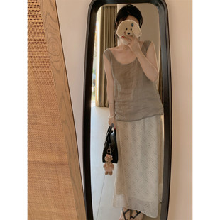 城南边儿7.6中古素点荡漾复古碎花裙半裙两个长度