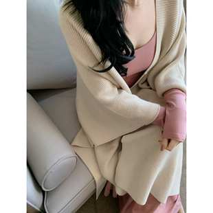 城南边儿1.4叠穿氛围感神器~人造毛仿羊绒大斗篷披肩很厚实两长度