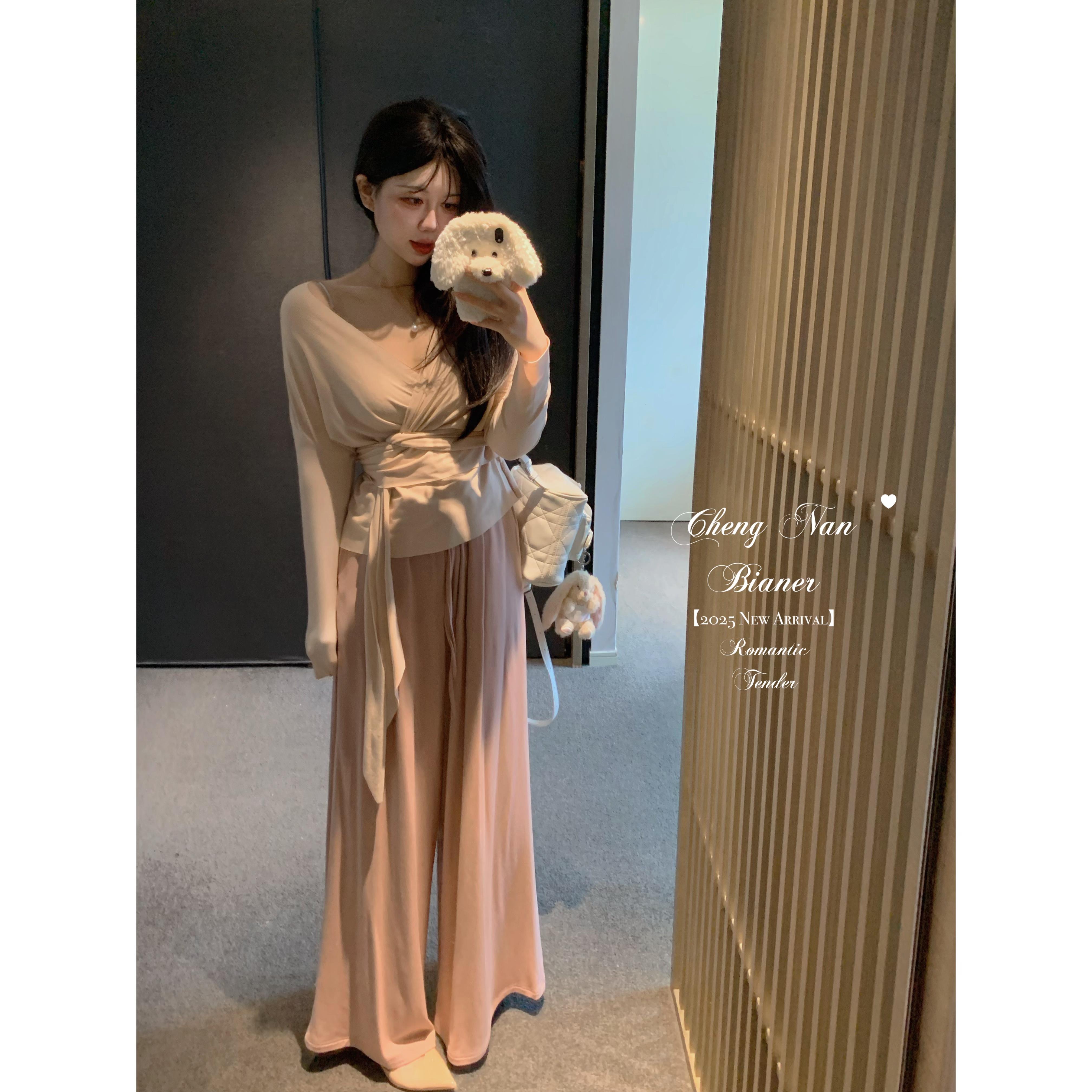 城南边儿早春新款阔腿裤