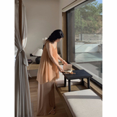 城南边儿6.7仿真丝肌理30D斜捻人造丝雪纺纱纱背心裙 三个长度