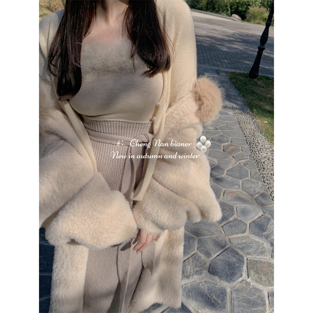 天然羽毛抹胸内搭甜美背心