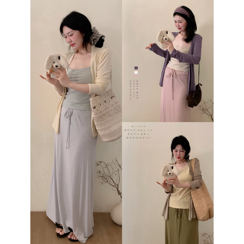 城南边儿夏季极简百搭开衫女