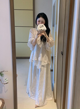 城南边儿9.13勾勒秋日浪漫~牵牛花弹力蕾丝裙松紧腰大摆半身裙长