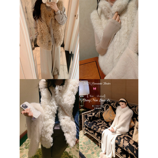 【现货】11.9姐姐的皮草马甲两个款式环保羊羔毛皮毛一体外套坎肩