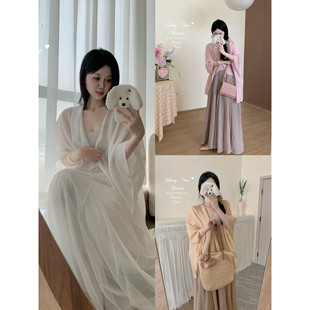 【11.9开119元3件】4.14淡淡的温柔\格外明媚国风披肩天丝开衫小