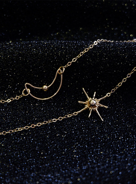 unelge手作新品宇宙14k包金手链