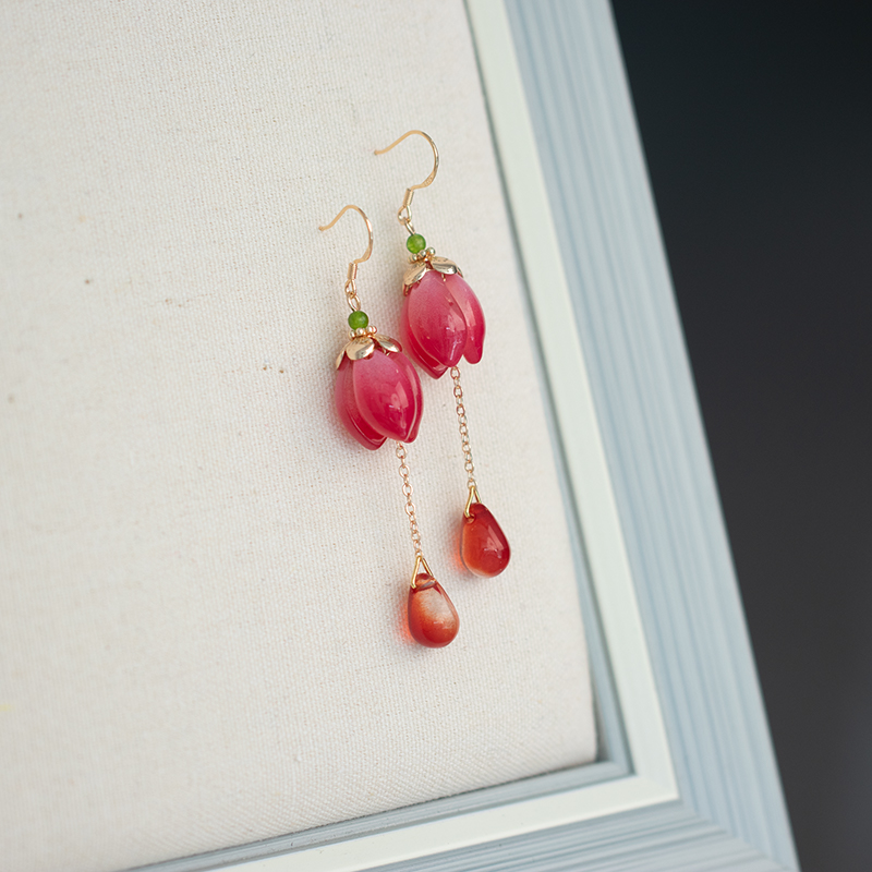 古风耳饰国风旗袍耳环耳坠耳夹