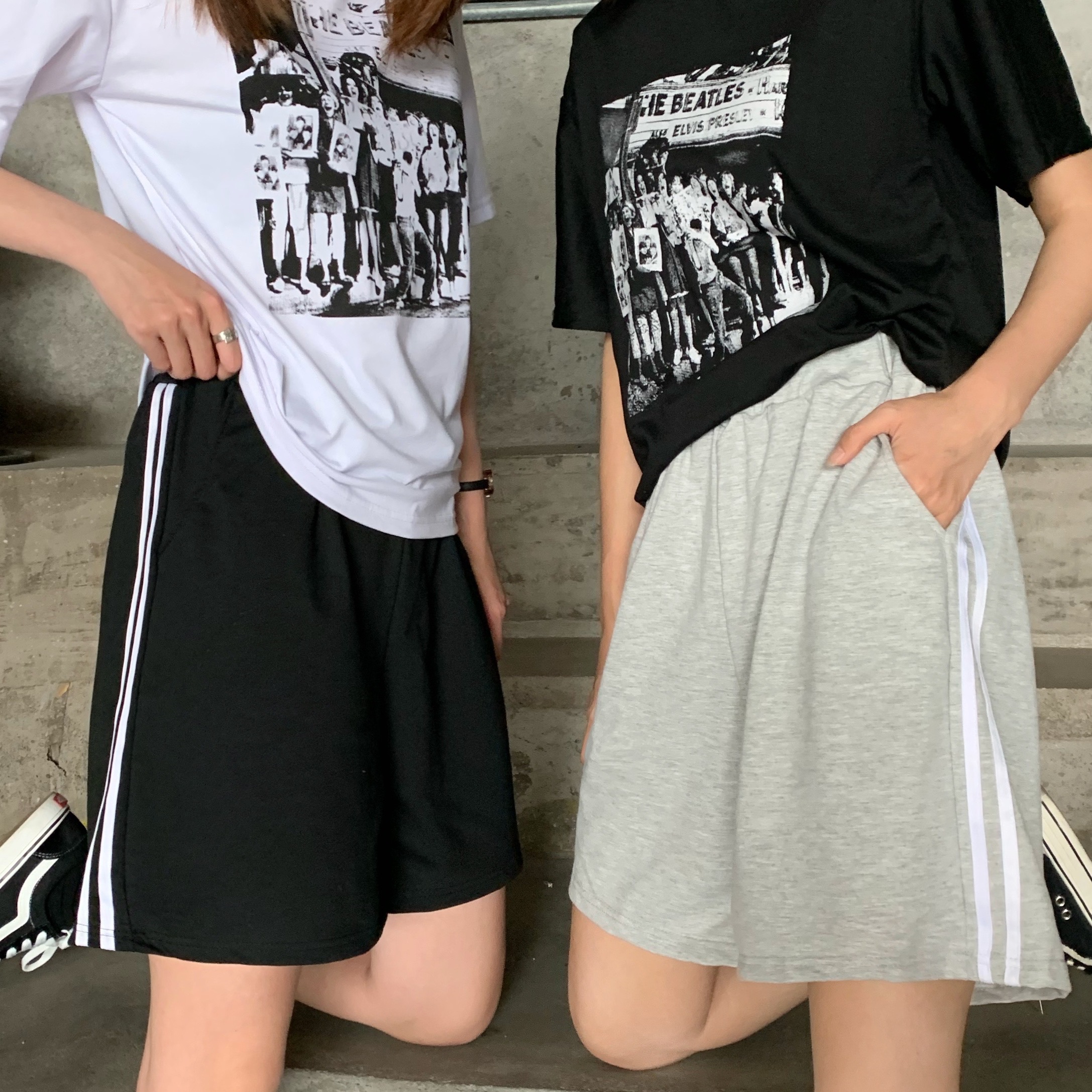 Real shooting of new summer casual shorts for women