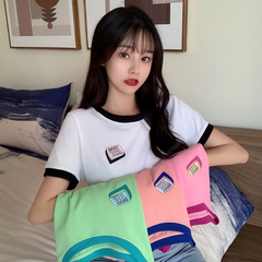 實拍 2021夏裝新品短袖t恤女短款