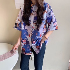 Real neck short sleeve shirt