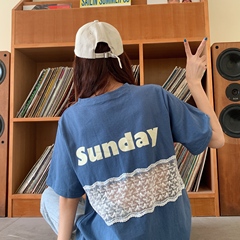 Real shooting of new summer wear short sleeve T-shirt