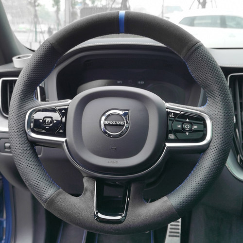 沃尔沃XC90S60改装真皮方向盘套