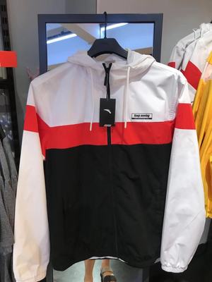 安踏情侣款秋季外套休闲连帽风衣